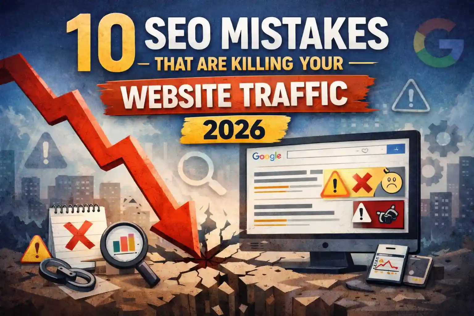 Top 10 SEO Mistakes That Are Killing Your Website Traffic